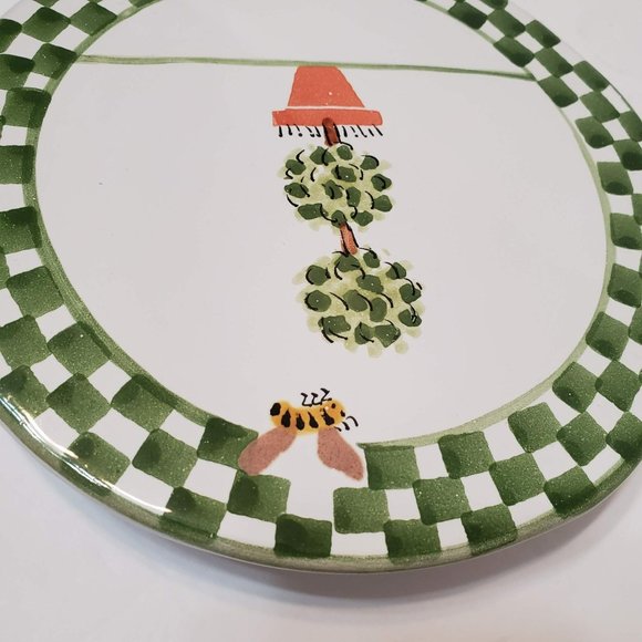 Mesa International Ceramic Trivet, Pottery Handcrafted in Hungary, Bee Topiary - Picture 7 of 8